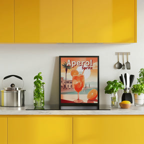 Aperol Spritz Tropical Poster