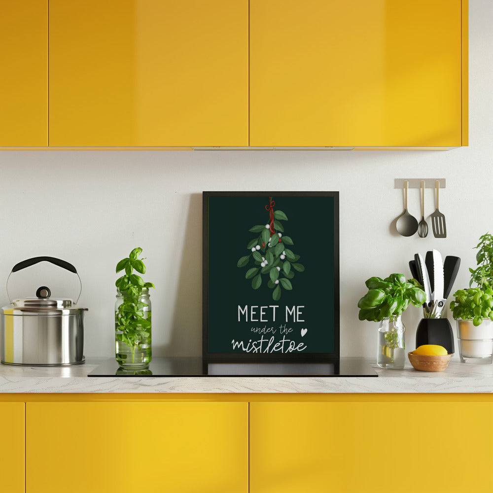 Meet me under the mistletoe Poster