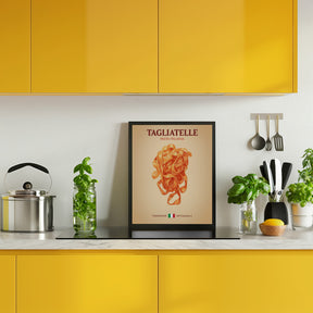 Tagliatelle Pasta Italiana Poster