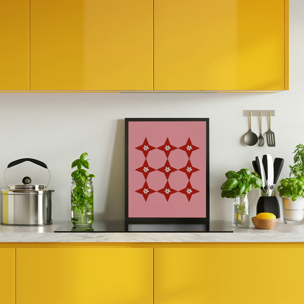 Flower Tile Poster