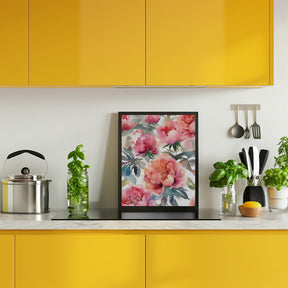 Blooming Peony  (7) Poster