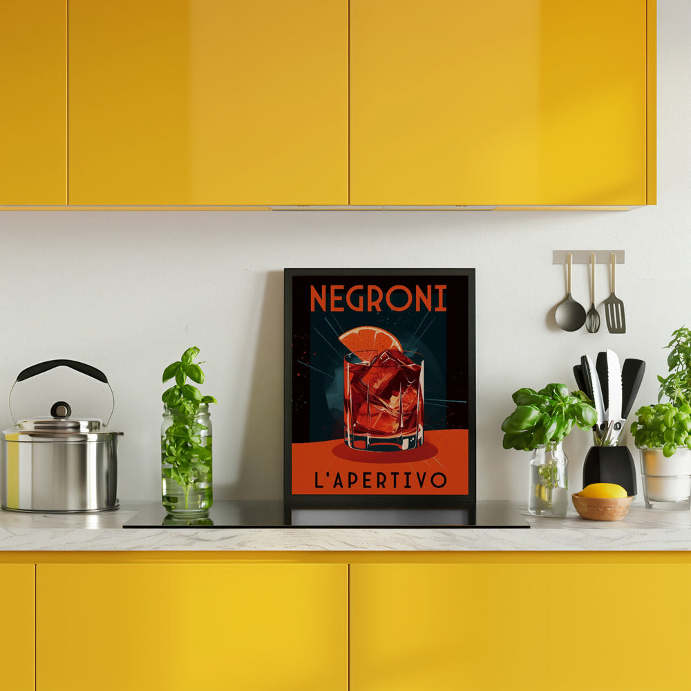 Negroni L&#039; Apertivo Poster