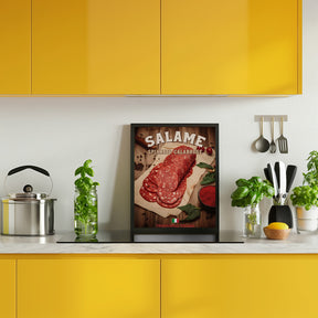 Salame Spianata Calabrese Poster