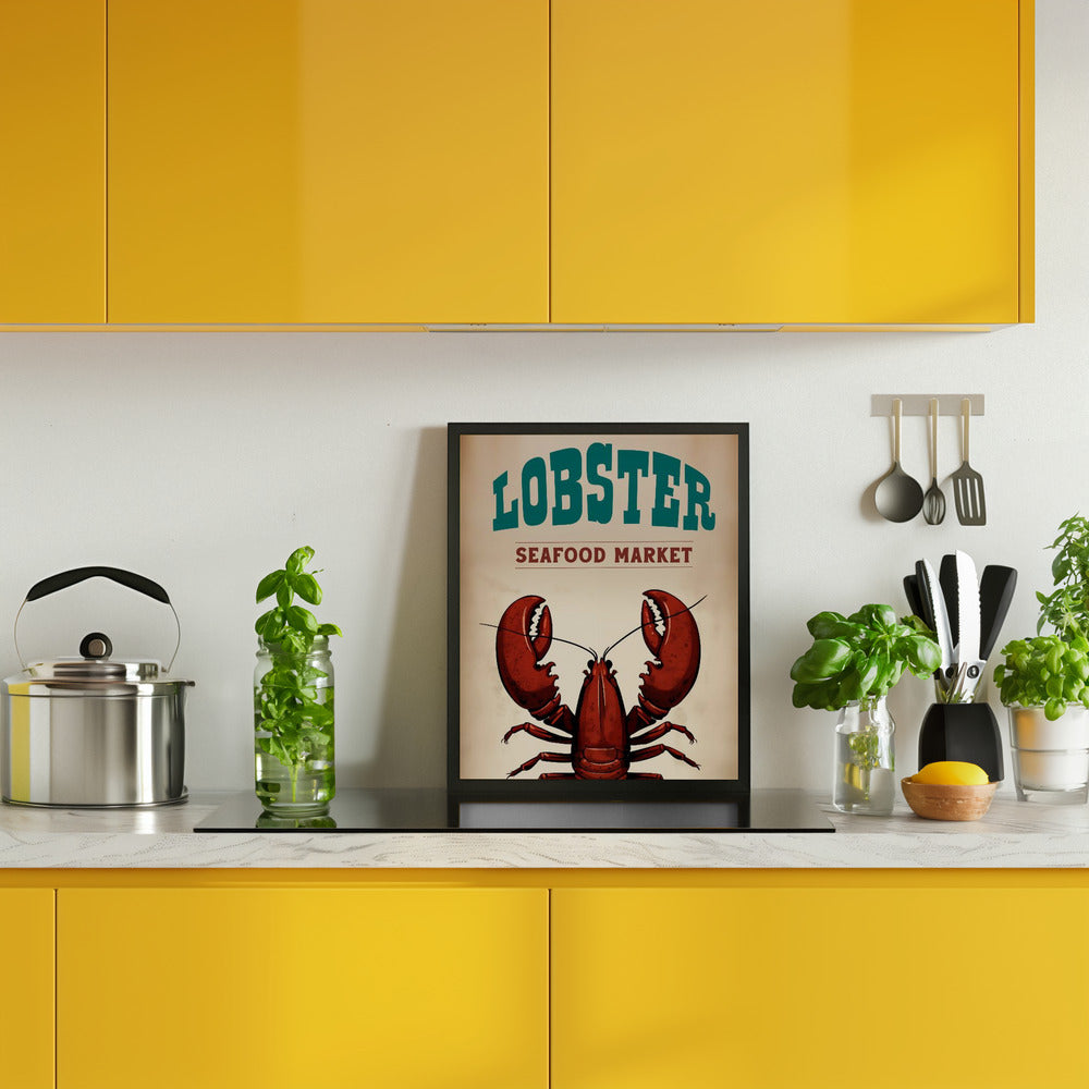 Lobster Seafood Market Poster