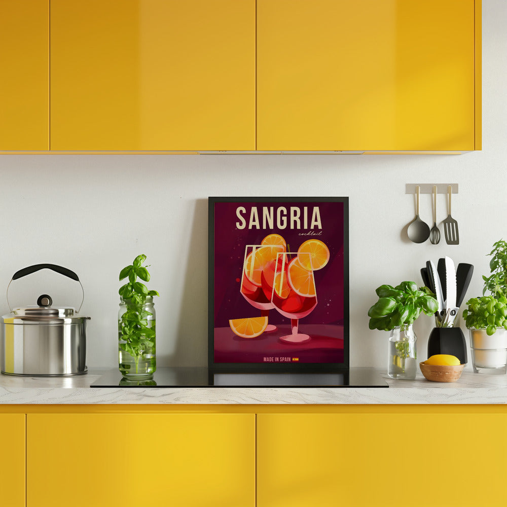 Sangria Cocktail Poster