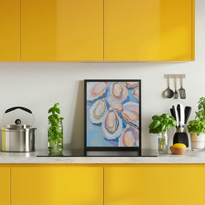 Colorful Oysters Poster