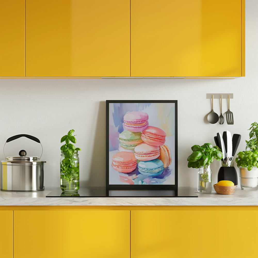 Colorful Macaron Poster