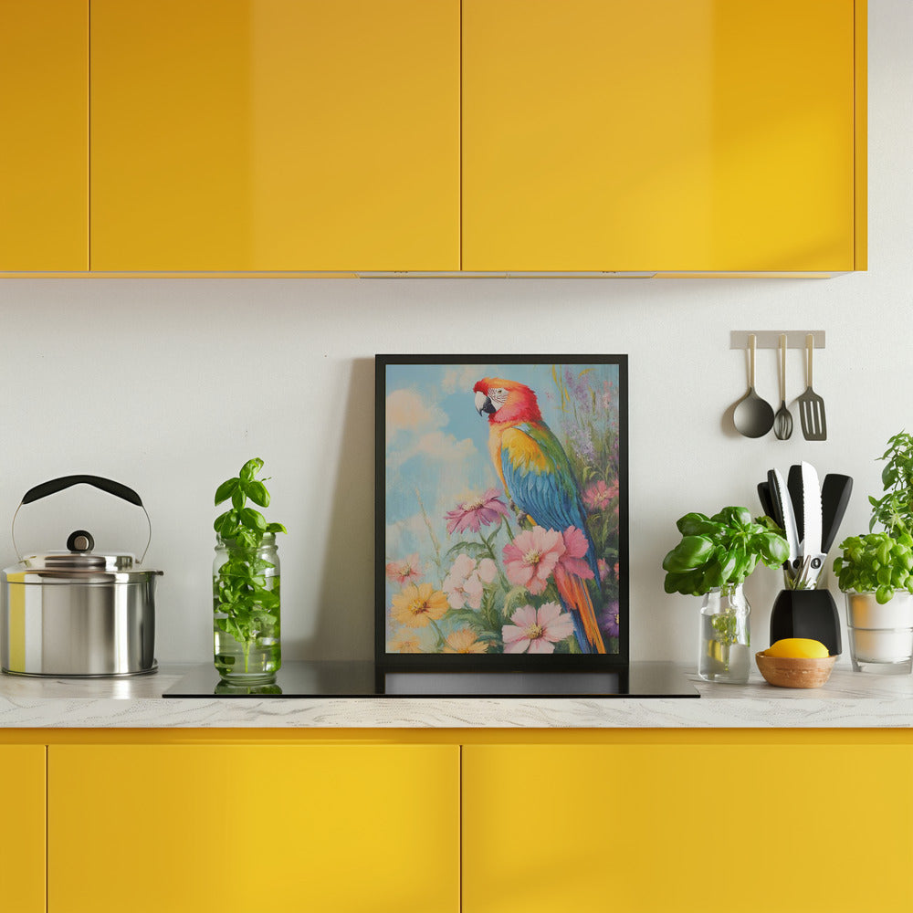 Colorful Parrot Poster