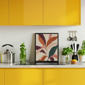 Abstract Plants Poster