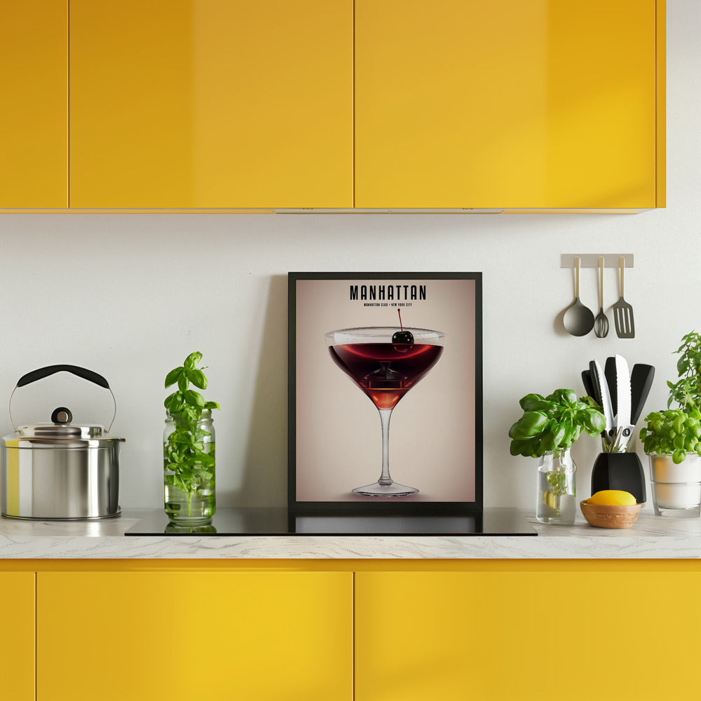 Manhattan Cocktail Poster