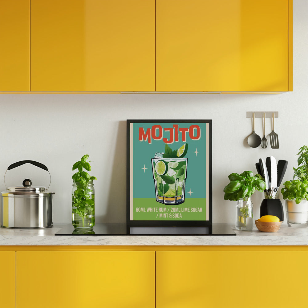 Mojito Cocktail Poster