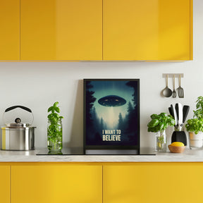 I Want To Believe - UFO Poster