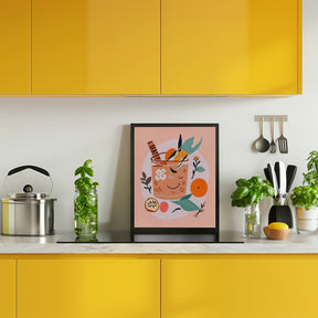 Cinnamon & Orange Cocktail Poster