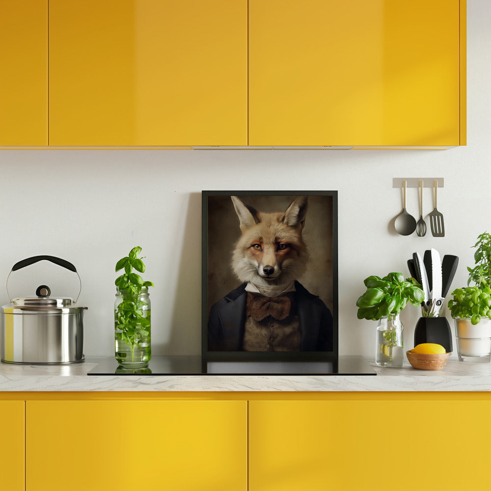 Fox Portrait Poster