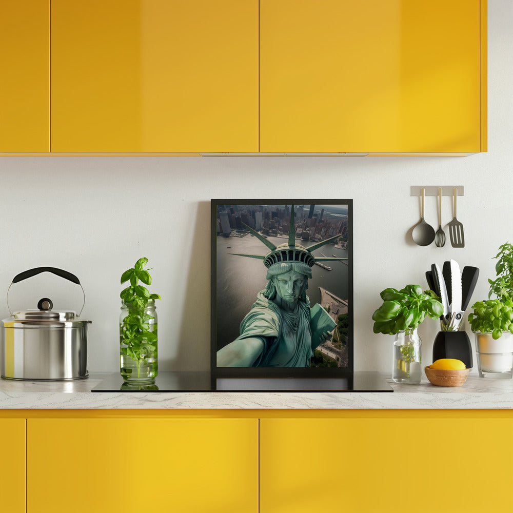 The Statue of Liberty Selfie Poster