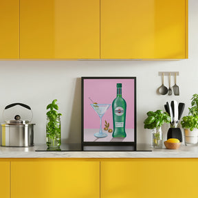 Martini Cocktail Poster