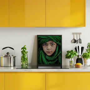 Green Boy Poster