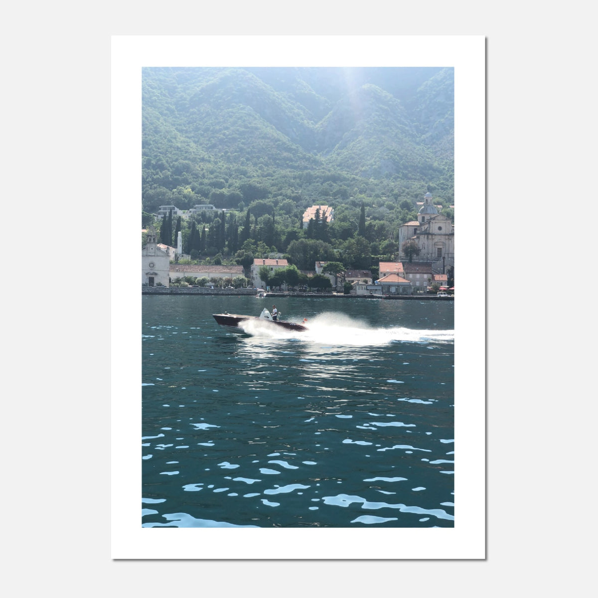 Montenegro, Bucht von Kotor-Plakat 