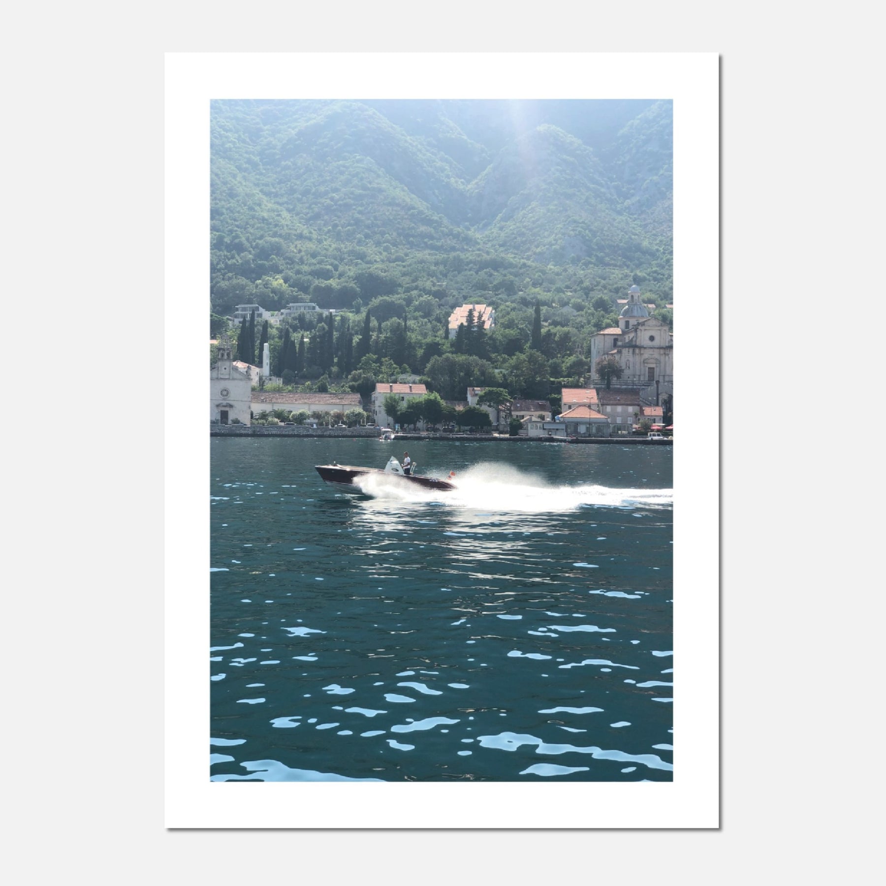 Montenegro, bahía de Kotor Póster 