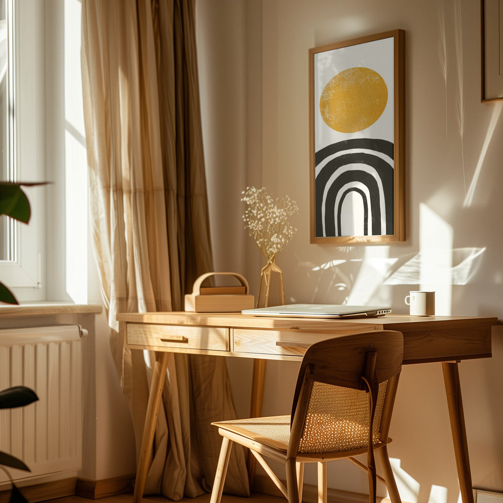 Arch Line Art Poster