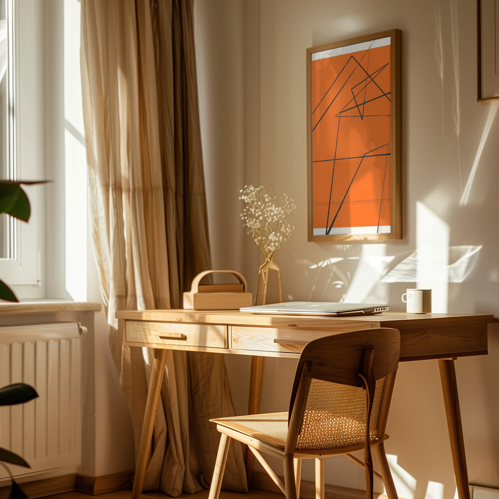 Angular Lines Poster