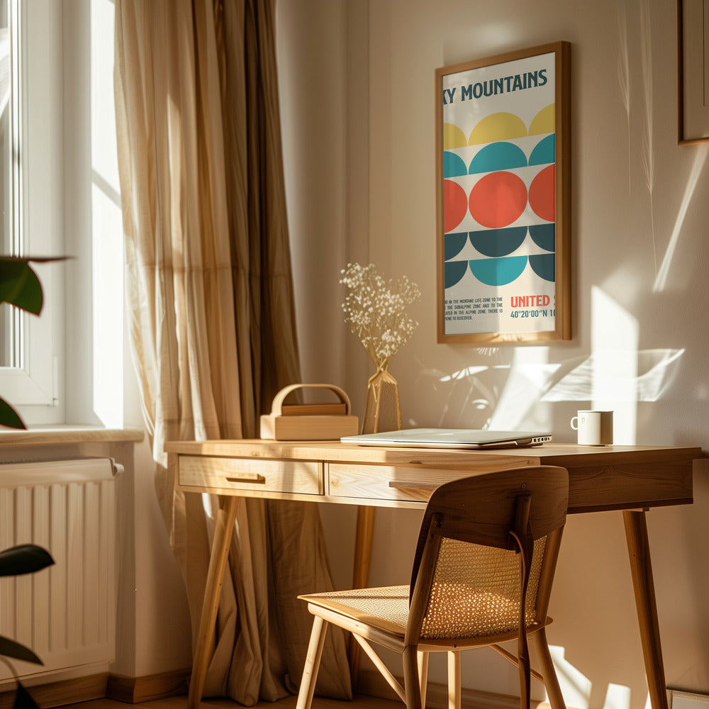 Rocky Mountains National Park Travel Poster Poster