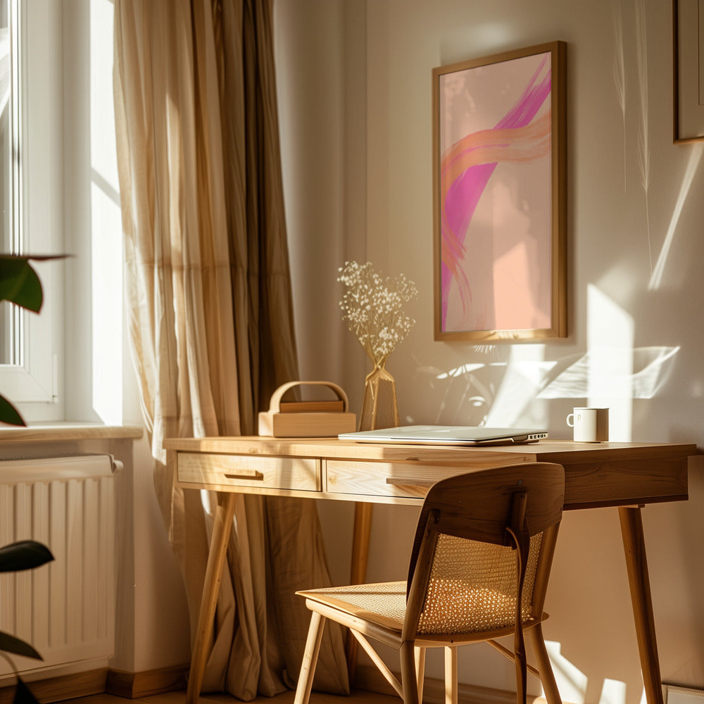 Color Strokes No 16 Poster