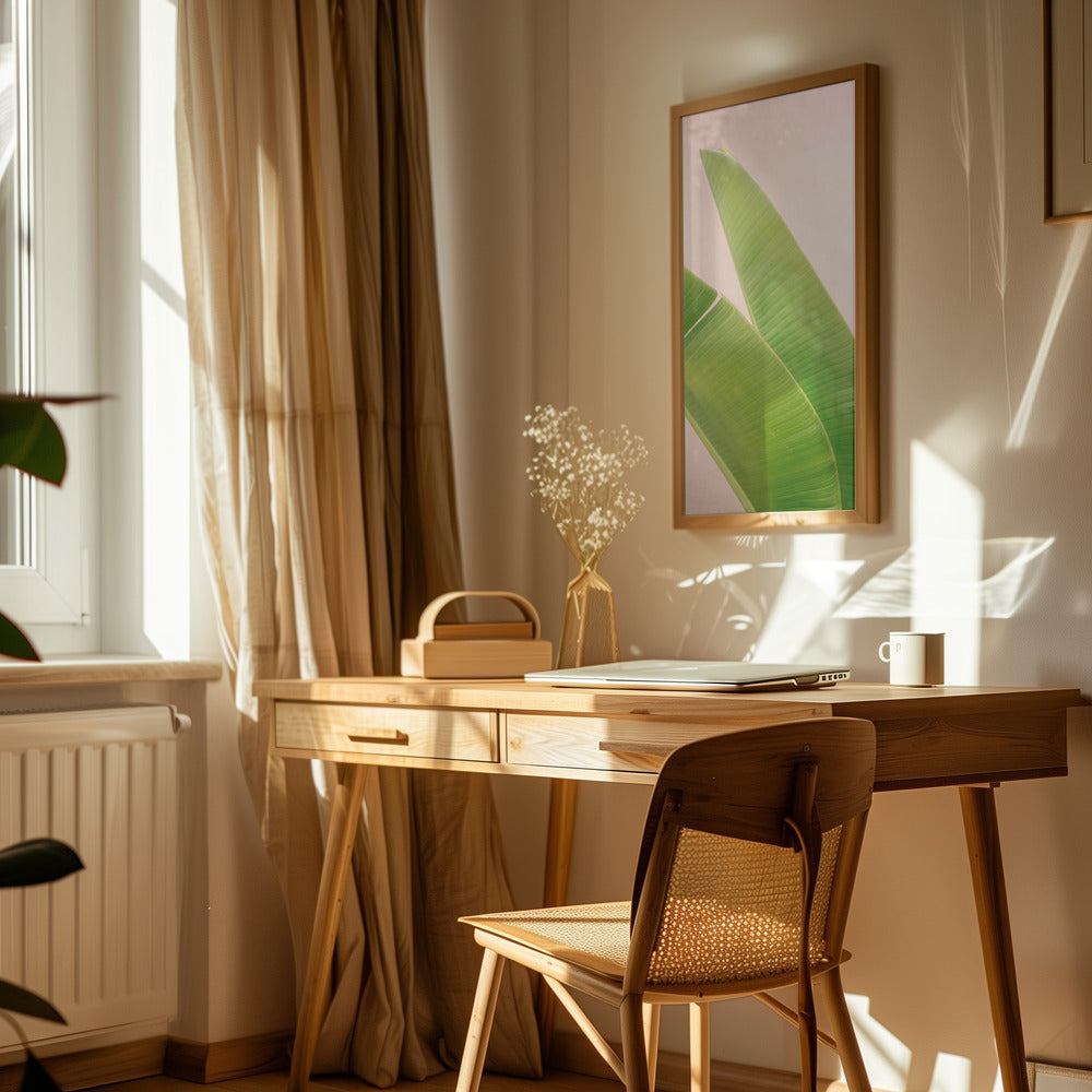 Merida Green on Pink Poster