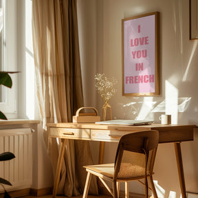 Frenchlovepink Ratioiso Poster