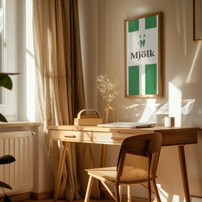 Mjölk Röd Poster